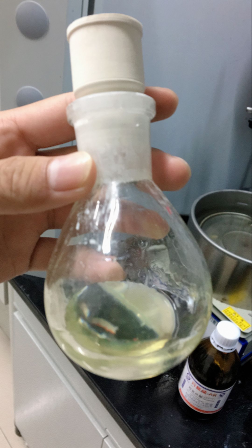 芳基硼酸产物过柱子后旋不干，无法结晶成固体？-盖德化工问答